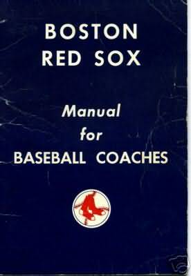MAG 1970 Boston Red Sox Manual for Coaches